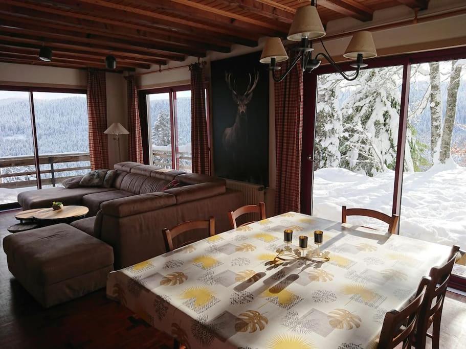 Maison D'Altitude Avec Vue Panoramique A Gérardmer Esterno foto