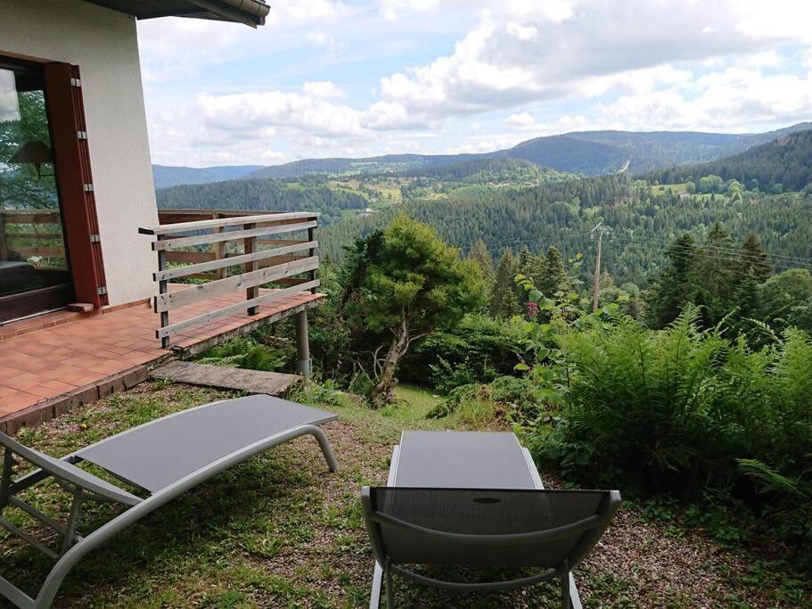 Maison D'Altitude Avec Vue Panoramique A Gérardmer Esterno foto