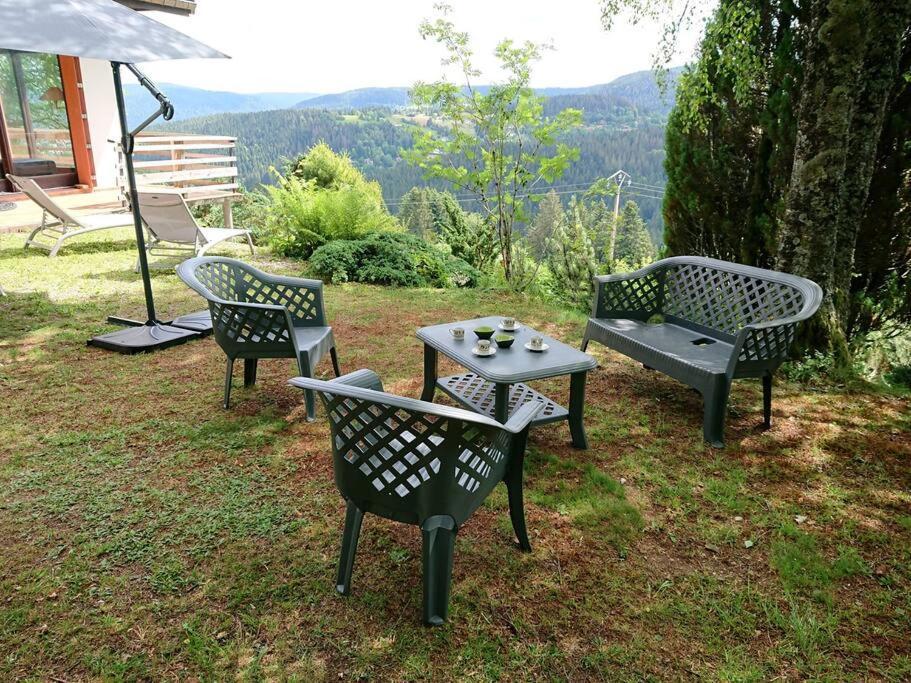 Maison D'Altitude Avec Vue Panoramique A Gérardmer Esterno foto